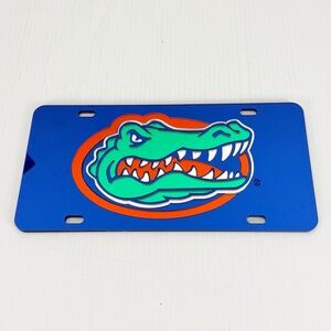 Craftique University of Florida Gators Logo Blue Mirrored License Plate